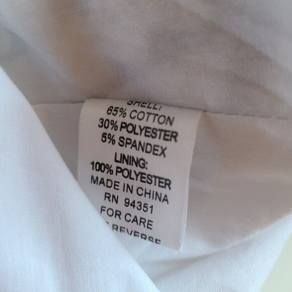 Jade Melody Tam Ikat Sheath Dress Medium Black & White Double Strap Lined Shift - Picture 11 of 12